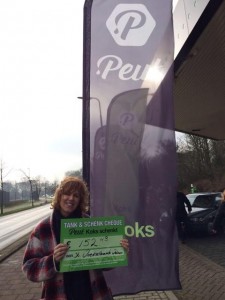 uitreiking cheque Peut